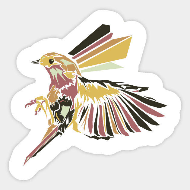 Bird Sticker by gblackid